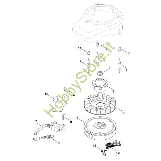 Picture of J - Impianto di accesione XT-800 (XT800-3089)